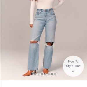 ABERCROMBIE 90s CURVE LOVE JEANS